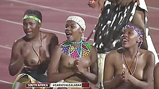 Porn VideosTopless South African girls dancing at carnival