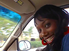 The magic touch of this hot ebony babe gets one out