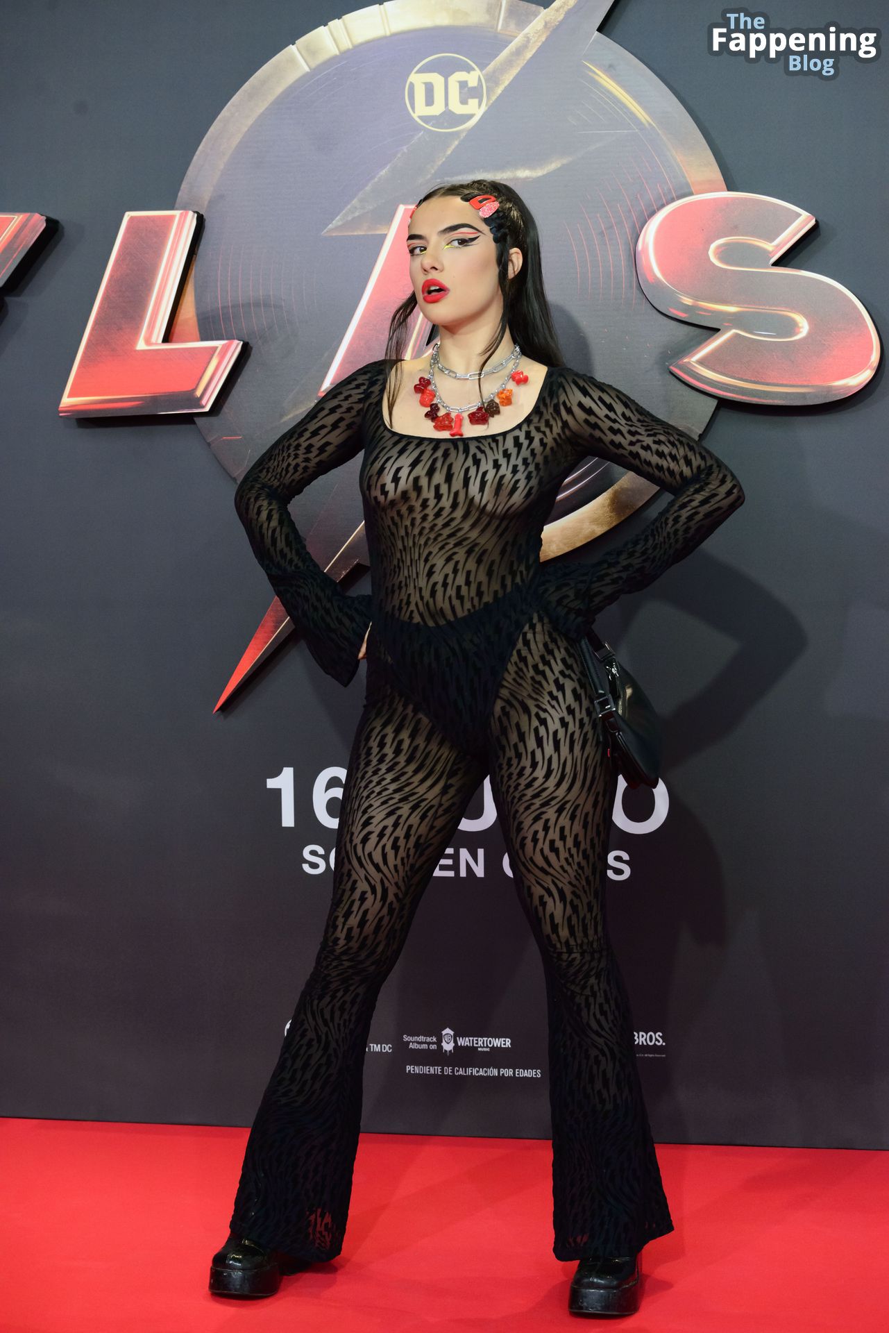 Marta Sango Flashes Her Nude Tits at the Premiere of “The Flash” (3 Photos) - OnlyFans Leaked Nudes