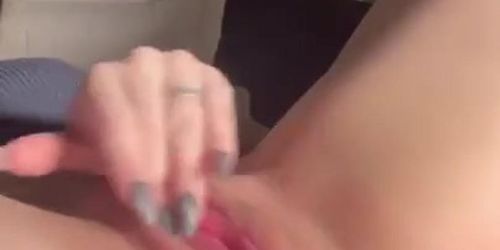 Ana Schultz Masturbates Perfect Pink Pussy