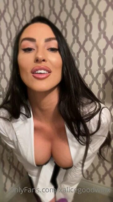 Alice Goodwin Nude Dildo POV Tease Onlyfans Video Leaked