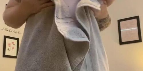 Fresh outta the shower just drying off ? by superstackedstacyvip from OnlyFans | Coomer
