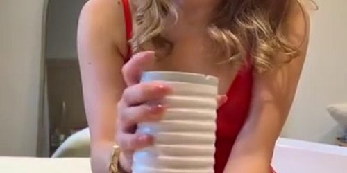 MaddiexMyles – Getting Him Off With His New Virtual Toy