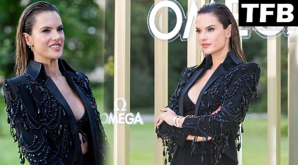 Alessandra Ambrosio Flaunts Her Sexy Tits at the the OMEGA ‘Her Time’ Party in Madrid (24 Photos) - OnlyFans Leaked Nudes