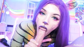 Rainbowslut Rainbow Tiger Needs Her Milk