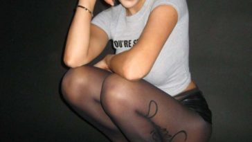 Tallia Storm Shows Off Her Sexy Legs in Black Tights (8 Photos)