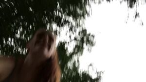 freckledRED - Almost Caught Panty Stuffing In Public 2