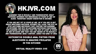 Hotkinkyjo double anal fisting from AlexThorn & am