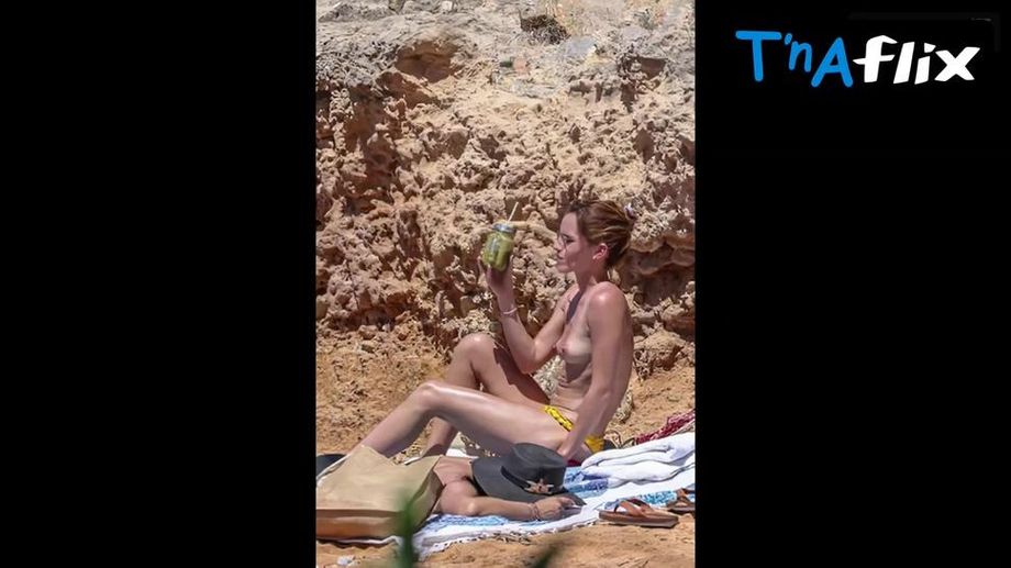 Emma Watson Breasts Scene  In Emma Watson Sexy And Nude Spotted Showing Off Her Hot Tits At The Beach In Ibiza