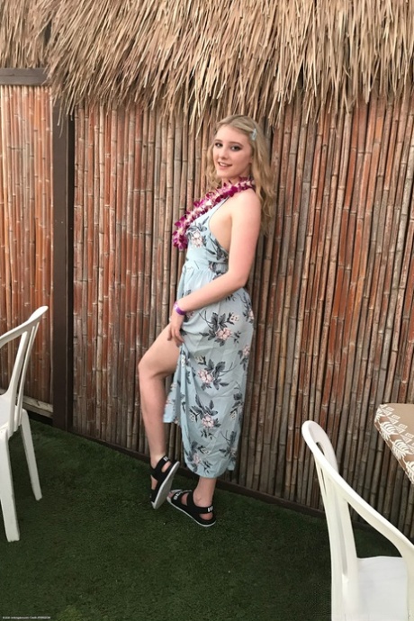 Saucy blonde Melody Marks displays her boobs and big ass in a compilation (20 photos)