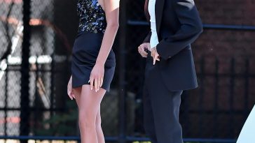 Bruna Marquezine & Rauw Alejandro Film a Commercial in New York (50 Photos)