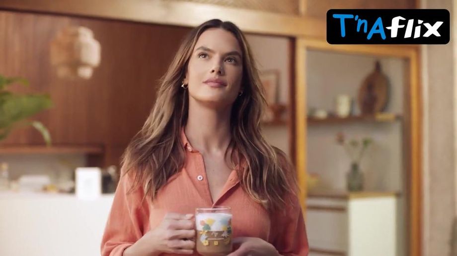 Alessandra Ambrosio Sexy Scene  in Alessandra Ambrosio Nespressos Commercial 2022