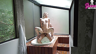 Porn VideosFucking in the SPA with the risk of getting caught! - SammmNextDoor Date...