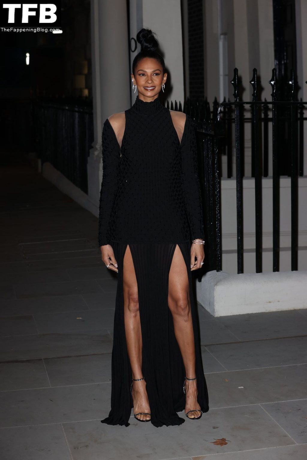 Alesha Dixon Looks Hot in Black as She Attends the British Vogue X Self-Portrait Party in London (36 Photos) - OnlyFans Leaked Nudes