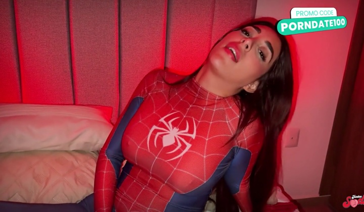 Jessica Sodi Spiderman Deja A Su Chica Spider Llena De Lech...