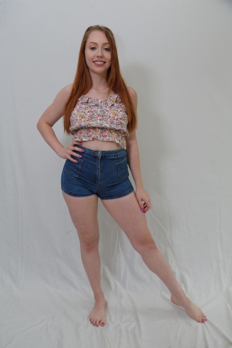 Hot ginger Arietta Adams gets her pink love hole drilled & creampied by a BBC (21 photos)