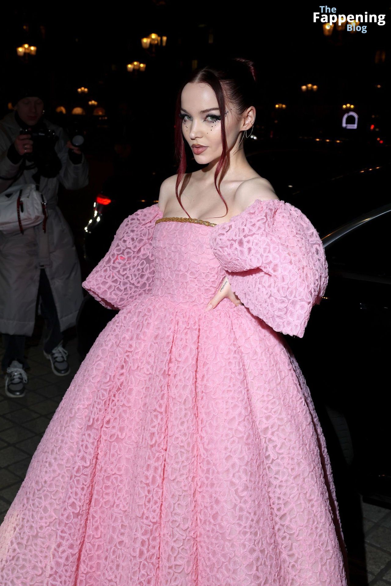 Dove Cameron Looks Beautiful in a Pink Dress at the Giambattista Valli Fashion Show in Paris (19 Photos) - OnlyFans Leaked Nudes