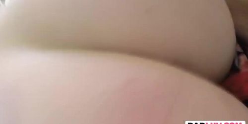 Sweet blonde teen Dolly calm down big dick daddy with her juicy pussy (Camilla Krabbe, Juicy pink)